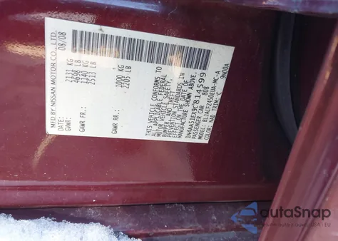 2009 Nissan Maxima 3.5 Sv from USA, damaged, VIN 1N4AA51EX9C814599